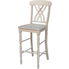 International Concepts Lattice Cream Bar Stool