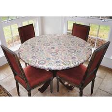 Home The Deluxe Elastic Edged Flannel Backed Tablecloth