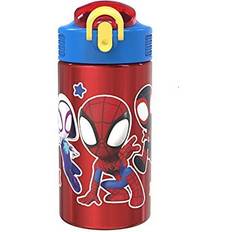 Zak Designs marvel spider-man 18/8 single wall stainless steel kids water bot