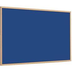 Magiboards Slim Frame Blue Felt Noticeboard Frame 1500x1200mm Dd