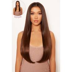 Lullabellz Thick 24" 1 Piece Straight Clip In Hair Extensions Golden