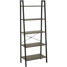 Book Shelves Premier Housewares Bradbury Five Tier Veneer Ladder Book Shelf