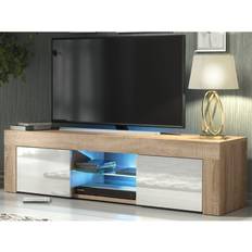 High Gloss TV Bench 130x35cm