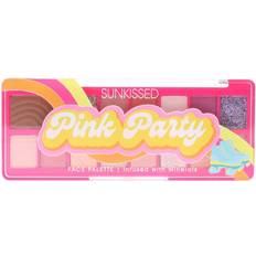 Sunkissed Pink Party Face Palette 1.7g Bronzer 1.7g Blusher 8.4g Eyeshadow