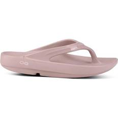 Beige - Women Flip-Flops Oofos OOlala Womens Recovery Sandals