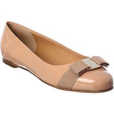 Silver - Women Ballerinas Ferragamo Varina Patent Ballet Flat