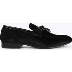 Kurt Geiger Men Low Shoes Kurt Geiger Mens Velvet Stevie Loafers Black