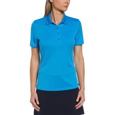 Callaway Womens Solid Swing Tech Polo Shirt - Ibiza Blue