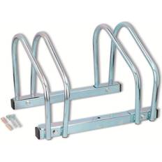 Bicycle Racks Dunlop bike rack for two bicycles floormount 26.5 x x 32.5 silver