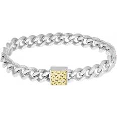 Hugo Boss Caly Monogram Square Bracelet - Silver/Gold