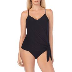 Magicsuit Solid Alex Underwire Tankini Top Black