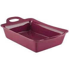 Rachael Ray 47860 ceramics rectangular burgundy Baking Tin