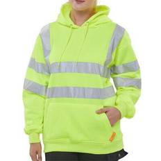 Work Tops Click Beeswift hi-vis pullover hoodie jumper yellow various sizes