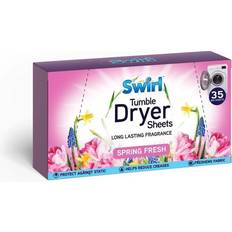 Swirl Tumble Dryer Sheets with Spring Fresh Scent 35 Pack