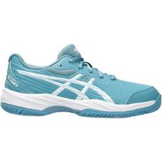 Blue Indoor Sport Shoes Asics Gel-game Gs All Court Shoes Blue