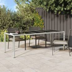 vidaXL Havebord 250x100x75 polyrattan