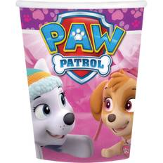 Red Paper Cups Amscan Papkrus Paw Patrol Lyserød 8-pak