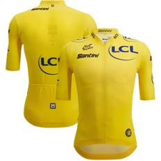 Santini TOUR DE FRANCE Race Yellow Jersey 2023 Short Sleeve Jersey, for men, 2XL