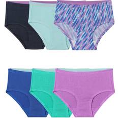 Fruit of the Loom girls breathable 6-pack micro-mesh briefs