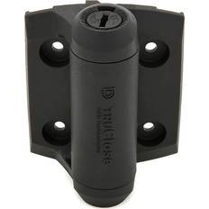 National Hardware TruClose 3.81 L Black Self-Closing Spring Hinge 2 pk