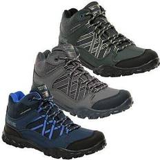 Blue Walking shoes Children's Shoes Regatta Edgepoint Mid Hiking Boots Blue