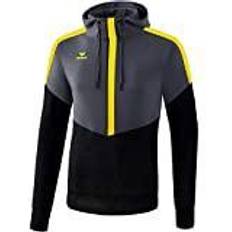 Erima Squad Kapuzenpullover slate grey/black/yellow