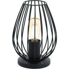 Steel Table Lamps Eglo Newtown Black Table Lamp 23cm