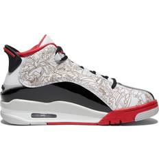 Nike Air Jordan Dub Zero GS - White/True Red/Black/Neutral Grey