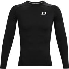 Under Armour Sportswear Garment Underwear Under Armour Men's Heatgear Long Sleeve Top - Black/White