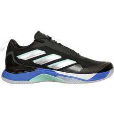 Silver - Women Racket Sport Shoes Adidas Avacourt clay w black tennis