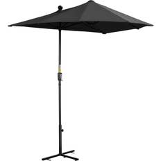 OutSunny 2m Half Parasol Market Umbrella Garden