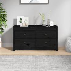 vidaXL 100 Solid Pine Chest of Drawer
