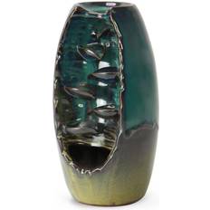 Maison & White Waterfall Backflow Incense Burner Teal