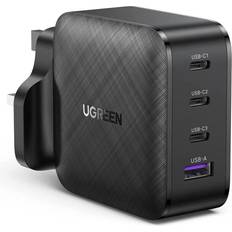 Ugreen charger 65w gan fast quick 4-port usb c wall power adapter plug only