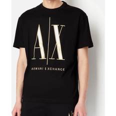 Armani Exchange Contrast Logo Cotton T-Shirt