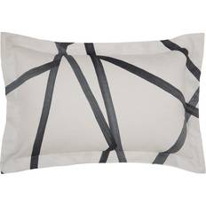 Harlequin Sumi Cotton Sateen 200 Thread Count Pillow Case White, Black