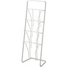 Yamazaki Magazine Steel Metal in H 9.84 W 7.09 D Wayfair - White Newspaper Rack