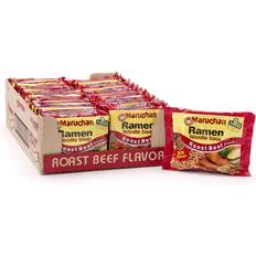 Maruchan ramen noodle soup roast beef flavor cooks