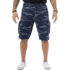 XRay Men's RawX Regular-Fit Belted Cargo Shorts, 42, Blue