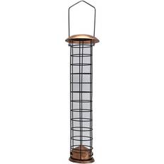 Selections Large Copper Style Hanging Bird Suet Fat Ball Feeder