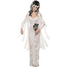 BuySeasons Forum haunted bride wedding ball prom gown halloween ladies fancy dress costume