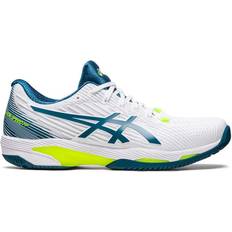41 ½ Racket Sport Shoes Asics Solution Speed Ff All Court Shoes White Man