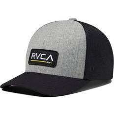 RVCA boy's ticket trucker hat heather grey black