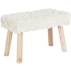 White Foot Stools Dkd Home Decor Fußstütze Urban Fußhocker