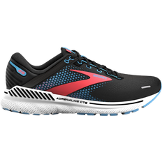 Brooks Road - Women Running Shoes Brooks Adrenaline GTS 22 W - Black/Lake Blue/Coral