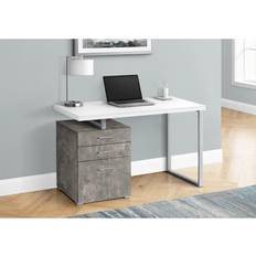 Monarch Specialties Computer Desk with Three Storage Drawers Writing Desk 60.3x120cm