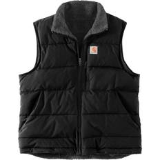 Carhartt Women's Relaxed Fit Midweight Utility Vest, Black, REG-2XL