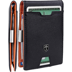 Travando Austin Wallet - Black/Orange