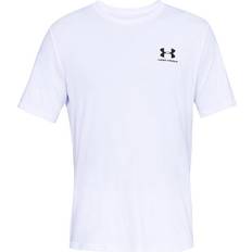 Under Armour Men T-shirts & Tank Tops Under Armour Men's Sportstyle Left Chest Short Sleeve Shirt - White/Black