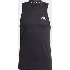 Adidas Polyester Tank Tops Adidas Train Essentials Feelready Training Tank Top - Black/White